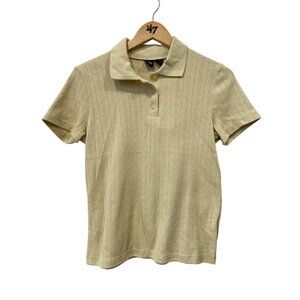 Vintage Lee Riveted Textured Polo Shirt Size Small Short Sleeve Deadstock NEW
